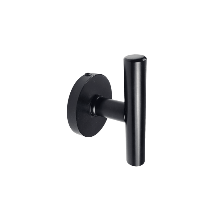 Round T-Bar Thumb Turn Door Handle Set | Plain Design on Round Rosette | 304 Stainless Steel