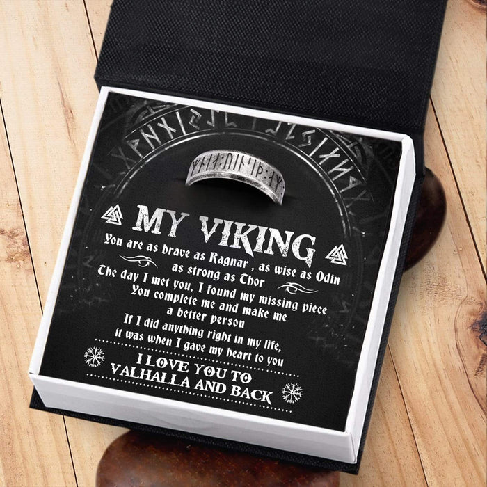 Rune Ring - My Viking - I Gave My Heart To You - Gri26003