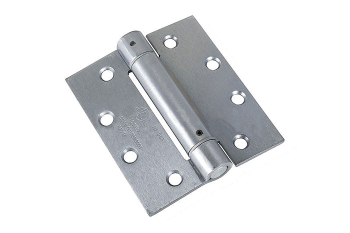 Heavy Duty Spring Hinge – Satin Chrome 4 - 1/2" x 4" - Reflect Window & Door