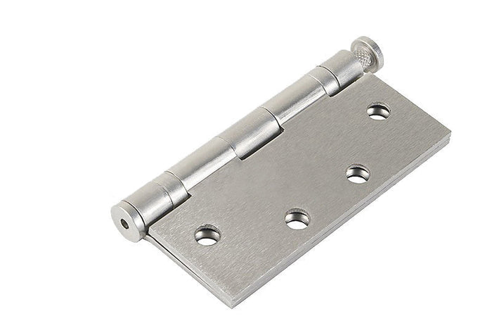 Satin Nickel Ball Bearing Mortise Butt Hinge 4 - 1/2" x 4" - Reflect Window & Door