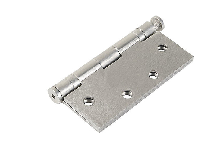 Satin Nickel Ball Bearing Mortise Butt Hinge 4 - 1/2" x 4" - Reflect Window & Door