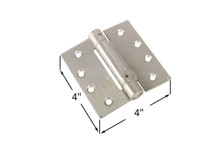 Butt Style 4" x 4" Spring Hinge - Satin Nickel - Reflect Window & Door