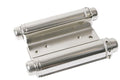 Heavy Duty 5" Double Action Door Hinge - Satin Nickel Finish - Reflect Window & Door