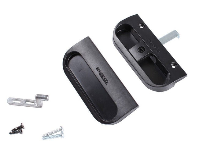 Sliding Screen Door Handle Replacement – Screenco Black 3 - 1/2" - Reflect Window & Door