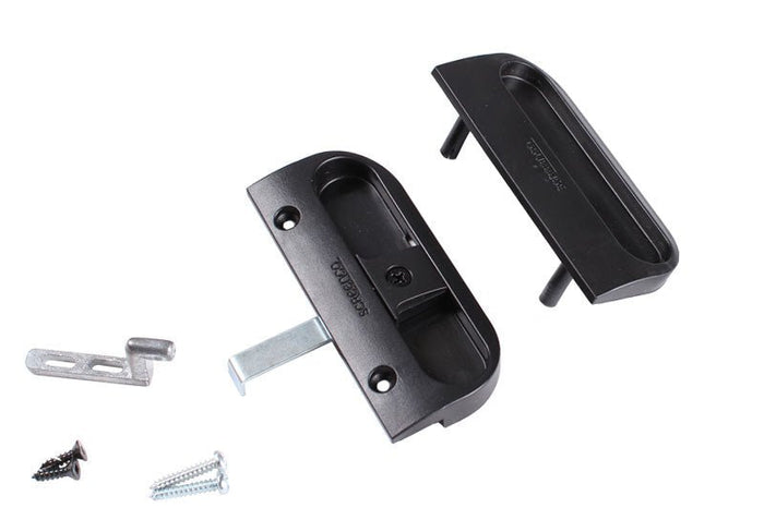 Sliding Screen Door Handle Replacement – Screenco Black 3 - 1/2" - Reflect Window & Door
