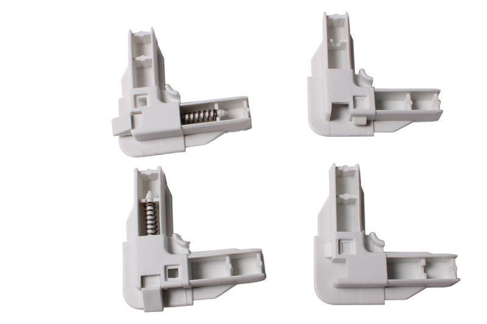 Screenco Window Screen Corner – Straight Locking Tab for Screen Frame Assembly - Reflect Window & Door