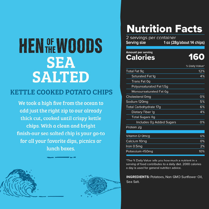 Sea Salted Potato Chips