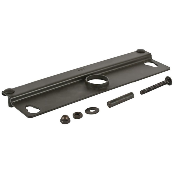 Security 12" Heavy Gauge Steel Latch Guard for Flush Mount Single or Paired Doors - Duronodic - Reflect Window & Door