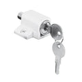 Security Keyed Patio Door Lock - White - Reflect Window & Door