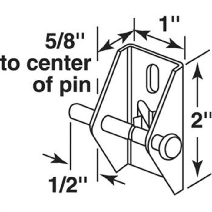 Security "Push - Pull" Door and Window Lock - Black - Reflect Window & Door