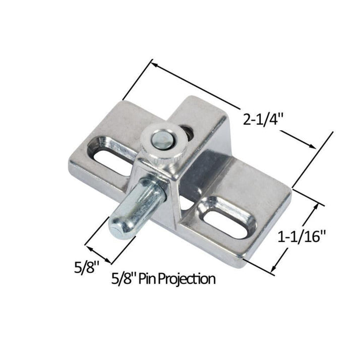 Security Slide Bolt Patio Door Lock - Aluminum - Reflect Window & Door