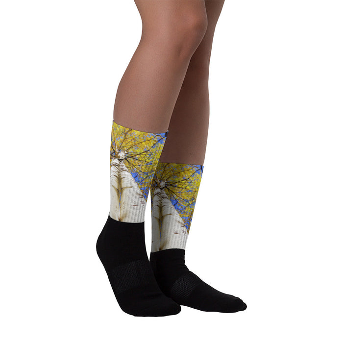 She's Got Legs - Black foot socks