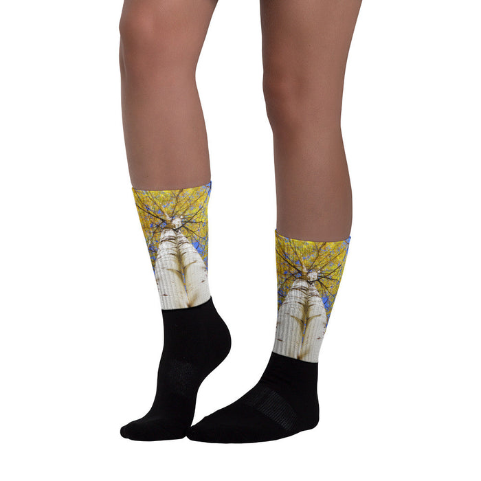 She's Got Legs - Black foot socks
