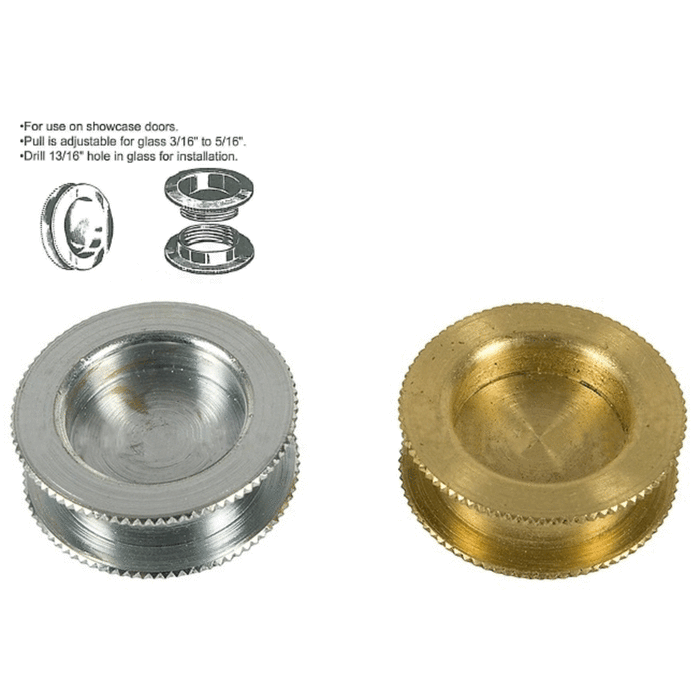 Showcase Threaded Finger Pull - Reflect Window & Door