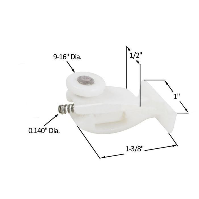 Shower Door Guide Roller for Flair Fold Doors - Reflect Window & Door