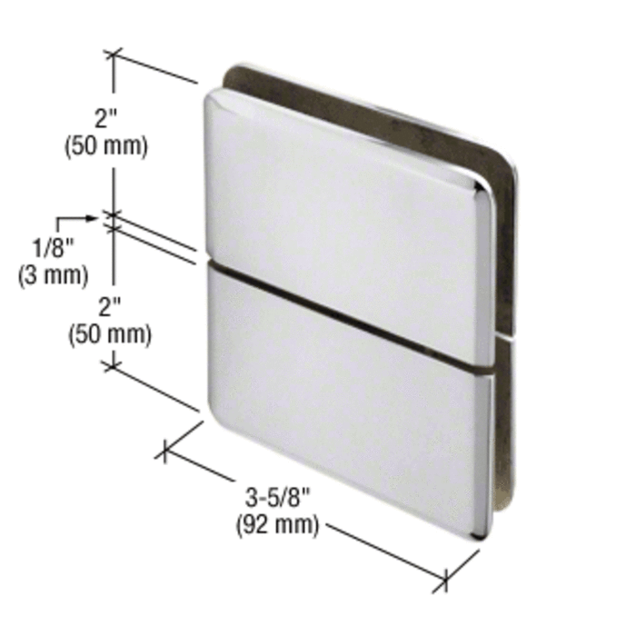 Shower Door Prima Series Glass-To-Glass Mount Hinge - Reflect Window & Door
