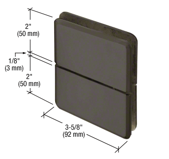 Shower Door Prima Series Glass-To-Glass Mount Hinge - Reflect Window & Door