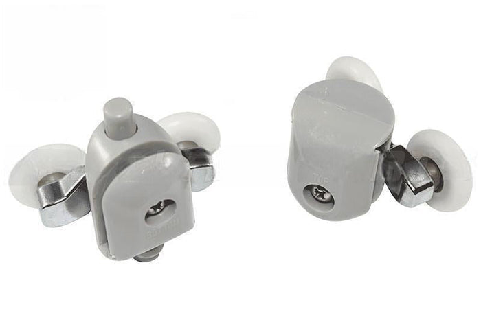 Sliding Shower Door Top & Bottom Roller Set - Durable Rollers for Smooth Shower Door Operation - Reflect Window & Door