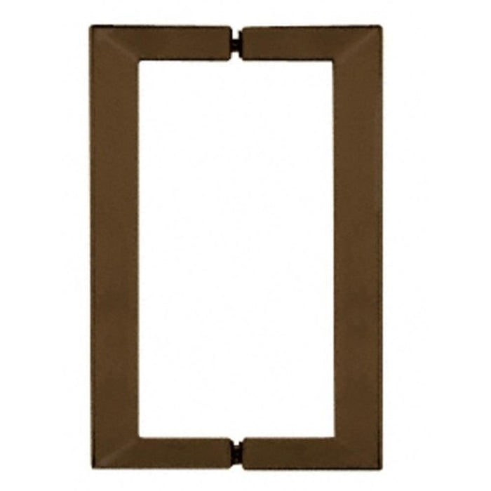 Shower Door Square Tubing 8 x 8 Back - to - Back Pull Handles - Reflect Window & Door