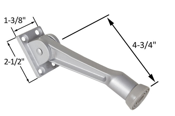 Durable Silver Drop Down Door Holder - Reflect Window & Door