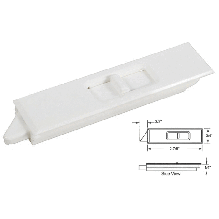 Single Hung or Double Hung Sliding Window 2-7/8" Mortised Tilt Latch - Reflect Window & Door