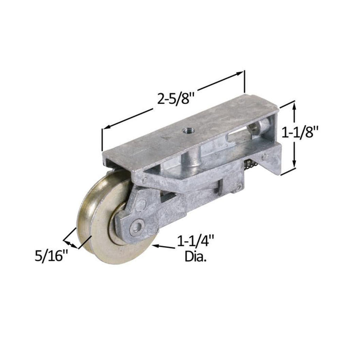 Sliding Glass Patio Door 1 - 1/4" Steel Ball Bearing Roller For Indal Doors - Reflect Window & Door
