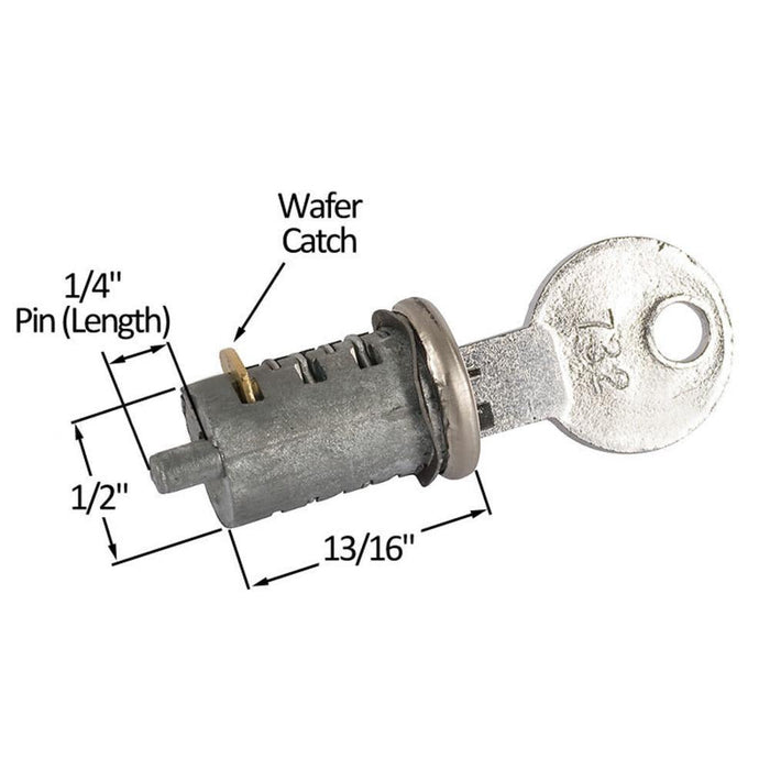 Sliding Glass Patio Door Cylinder Lock for 1" Doors - Reflect Window & Door