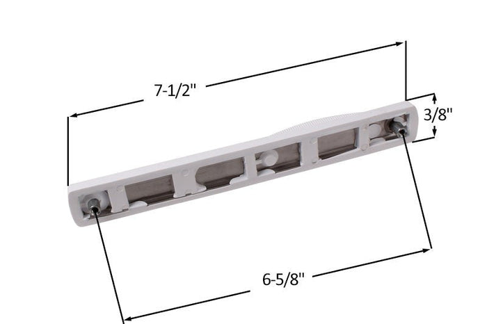 Sliding Glass Patio Door Handle – White Outside Replacement - Reflect Window & Door