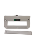Sliding Glass Patio Door Right Hand Non - Keyed Handle Set – White with 6 - 1/2" Hole Spacing - Reflect Window & Door