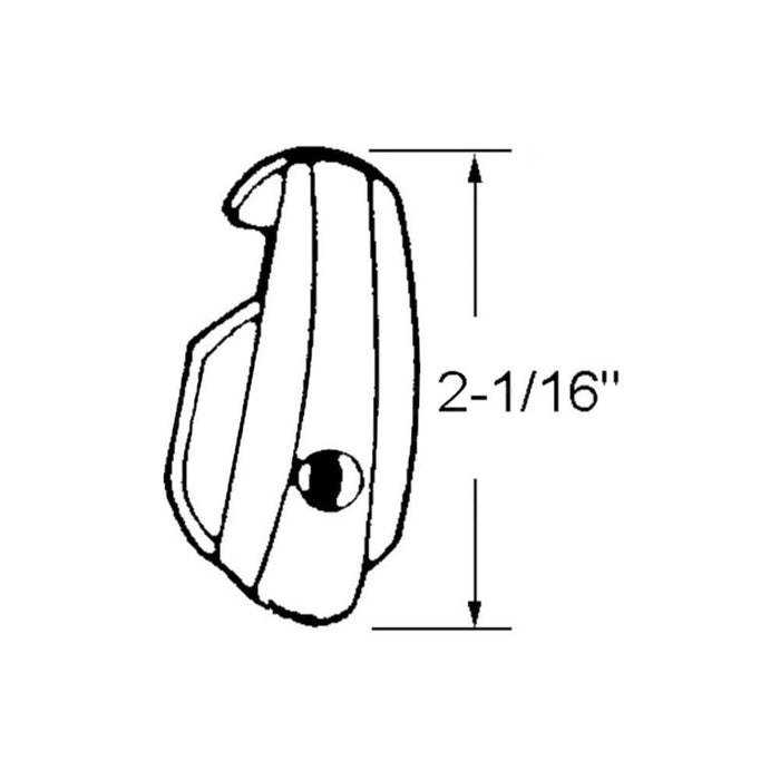 Sliding Patio Screen Door Latch 2 - 1/16" for Andersen Doors – Replacement Lock for Sliding Screen Doors - Reflect Window & Door