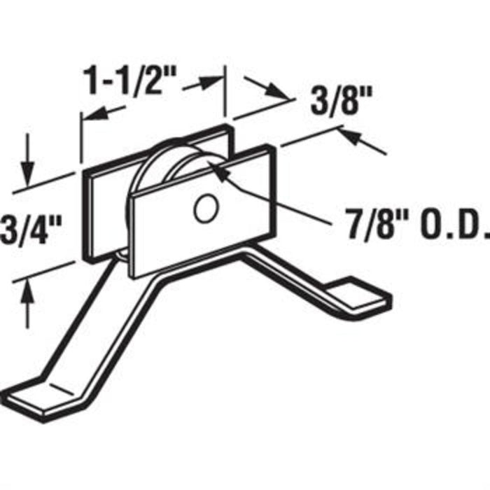 Sliding Patio Screen Door Spring Tension 7/8" Nylon Roller for Keller Doors - Reflect Window & Door