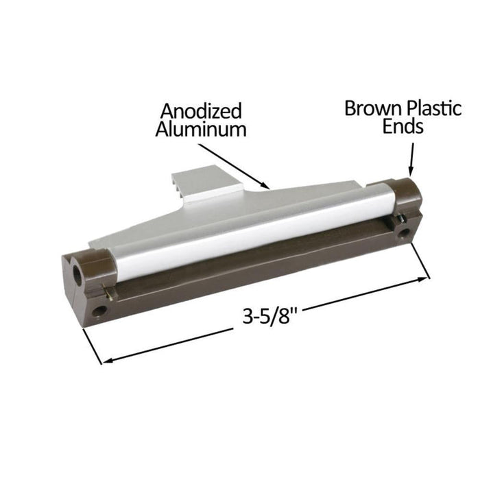 Sliding Patio Screen Flip Latch With 3 - 5/16" Screw Holes - Reflect Window & Door