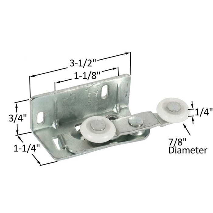 Sliding Pocket Door 7/8" Nylon Roller - Reflect Window & Door