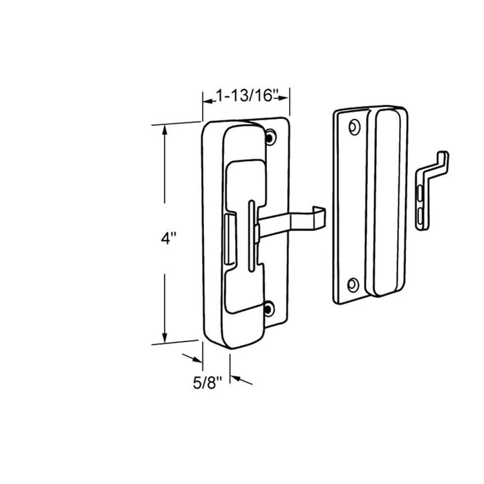 Sliding Patio Screen Door Latch – Durable Handle Replacement - Reflect Window & Door
