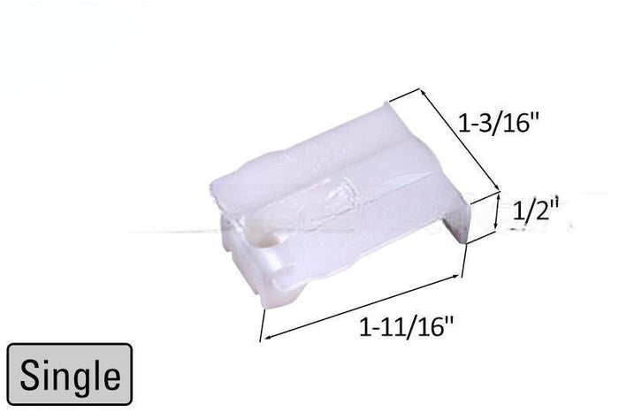 Sliding Window 1/2" Single Coil Support – Window Balance Spring Support Replacement - Reflect Window & Door