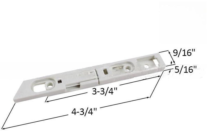 Single Hung Sliding Window 4 - 3/4" Right Tilt Latch – Replacement Window Lock Hardware - Reflect Window & Door