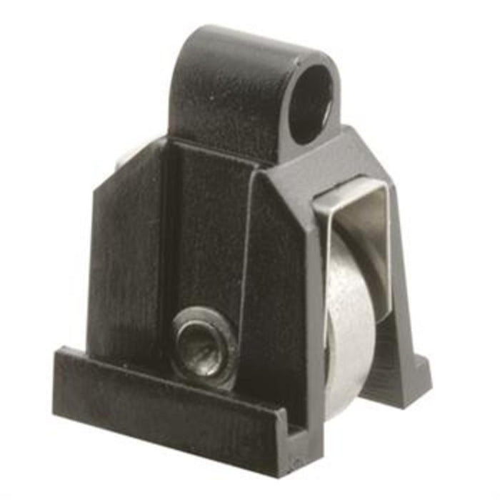 Sliding Window 9/16" Flat Edge Stainless Steel Roller With 19/32" Wide Housing - Reflect Window & Door