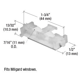 Sliding Window Roller 7/16" Nylon Wheel for Milgard Windows – Durable Replacement Wheel - Reflect Window & Door