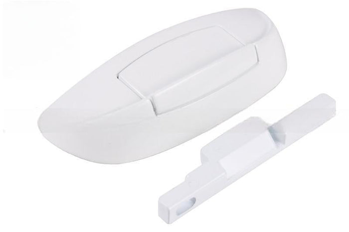 Sliding Window Security Lock – Durable White Centre Lock - Reflect Window & Door