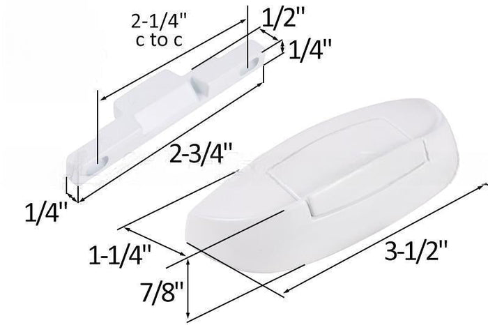 Sliding Window Security Lock – Durable White Centre Lock - Reflect Window & Door