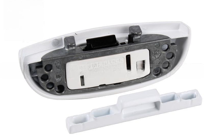 Sliding Window Security Lock – Durable White Centre Lock - Reflect Window & Door
