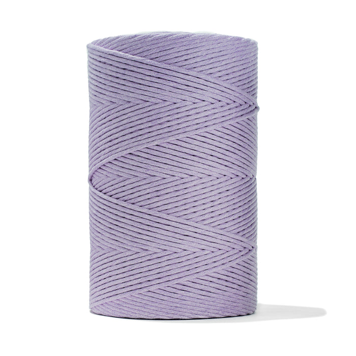 SOFT COTTON CORD ZERO WASTE 4mm - 1 SINGLE STRAND - LILY