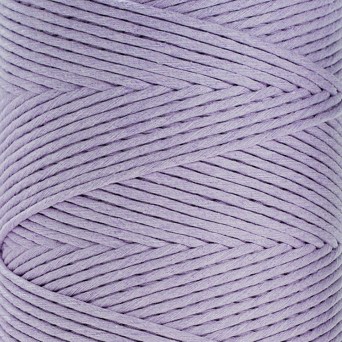 SOFT COTTON CORD ZERO WASTE 4mm - 1 SINGLE STRAND - LILY