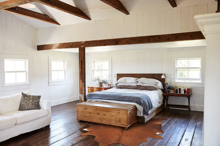 Solid Brown Cowhide Rug #B10106