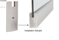 Stainless Steel Square End Cap for Sidelite Rails, 4" - Reflect Window & Door