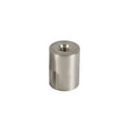 Standoff Bases (1 - 1/2" Diameter) (Brushed Stainless) (Height 1 - 1/2") - Reflect Window & Door