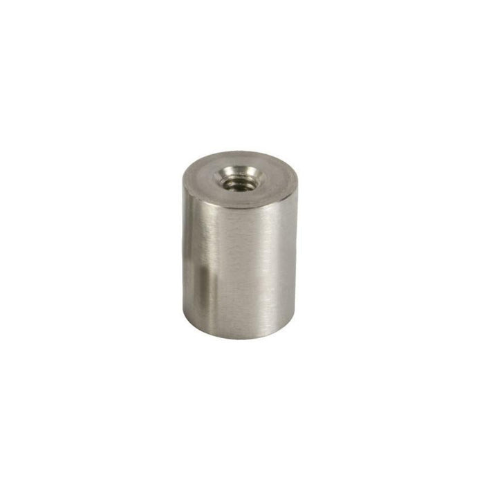 Standoff Bases (1 - 1/2" Diameter) (Brushed Stainless) (Height 1 - 1/2") - Reflect Window & Door