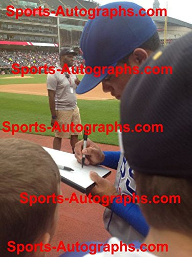 Starlin Castro Chicago Cubs Autographed Signed Baseball Home Plate