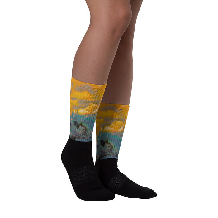 Storm Chaser - Black foot socks