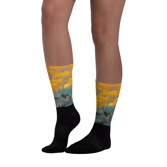 Storm Chaser - Black foot socks